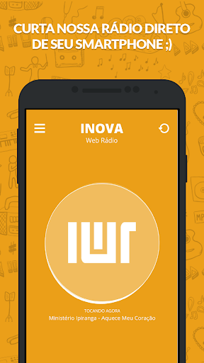 Android application INOVA WEB RÁDIO screenshort