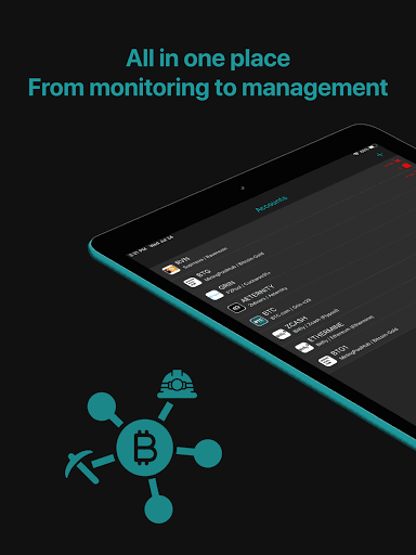 Screenshot of Mining pool monitor: Miner Box