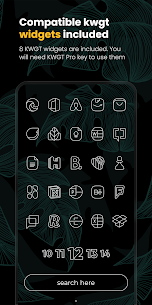 Vera Outline White Icon Pack Patched APK 3