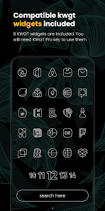 Vera Outline White Icon Pack APK v4.8.2 (Patched) poster-2