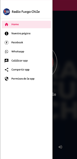 Android application Radio Fuego Chile screenshort