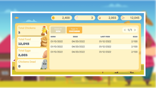 Golden Egg Screen 3