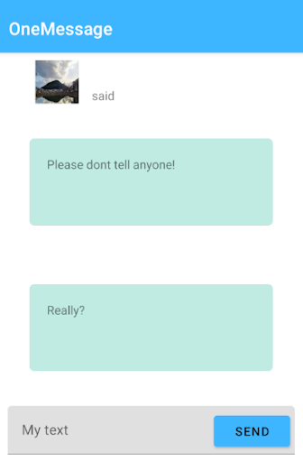 OneMessage Screen 3