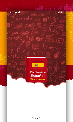 Android application Diccionario Español Sinonimos screenshort