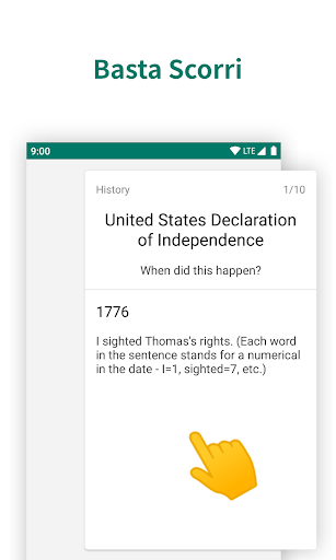 Anteprima dell'app