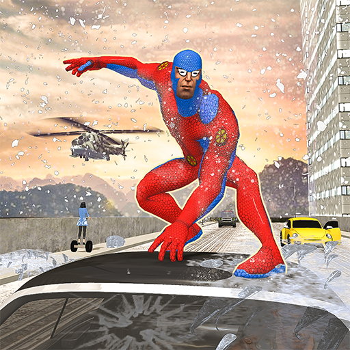 Spider Hero Gangster crime logo