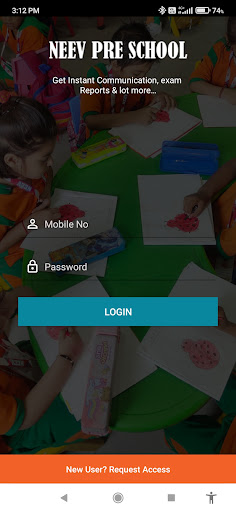 Android application Neev Play School screenshort