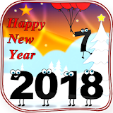 Happy New Year 2018 icon
