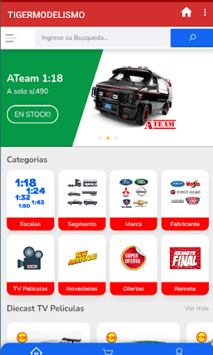 Android application TIGERMODELISMO screenshort