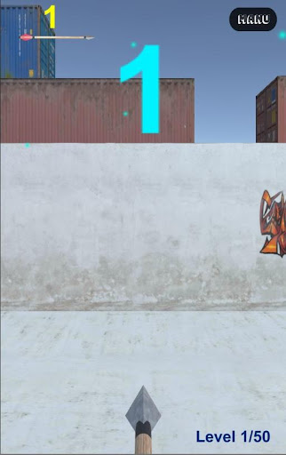 Android application shooting arrow screenshort