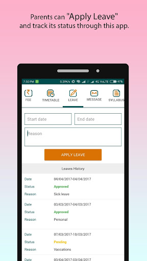 Android application GD Goenka, Nainital screenshort