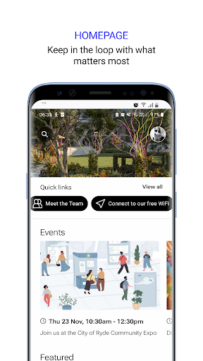 Android application MParkHQ screenshort