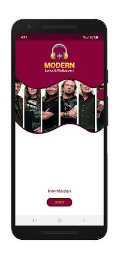 Android application Iron Maiden Lyrics & Wallpaper screenshort