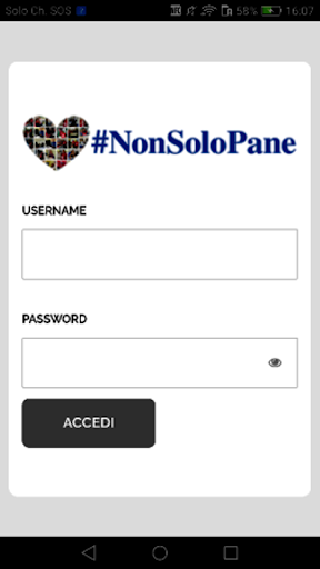 Android application #NonSoloPane screenshort