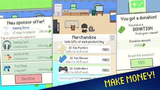 Streamer Sim Tycoon - Simulation - games