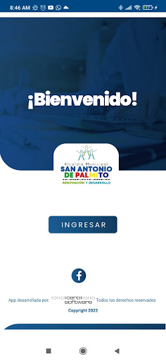 Android application Trami App San Ant. De Palmito screenshort
