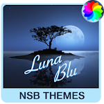 Cover Image of ดาวน์โหลด Luna Blu Theme for Xperia  APK