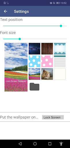 Lock Screen Notepad Screen 3