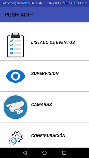 Vista previa de la aplicación
