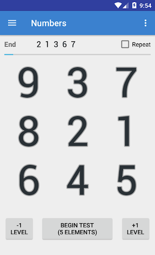 Memory Test Screen 2