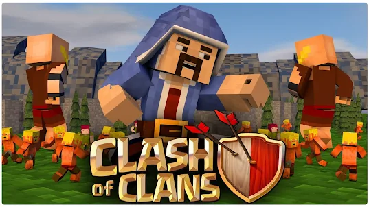 COC Player Skin Mod For MCPE