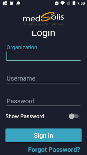 Android application MEDSOLIS mFuture screenshort