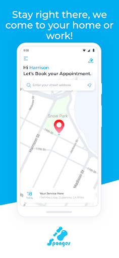 Android application Sponges Mobile Auto Detailing screenshort