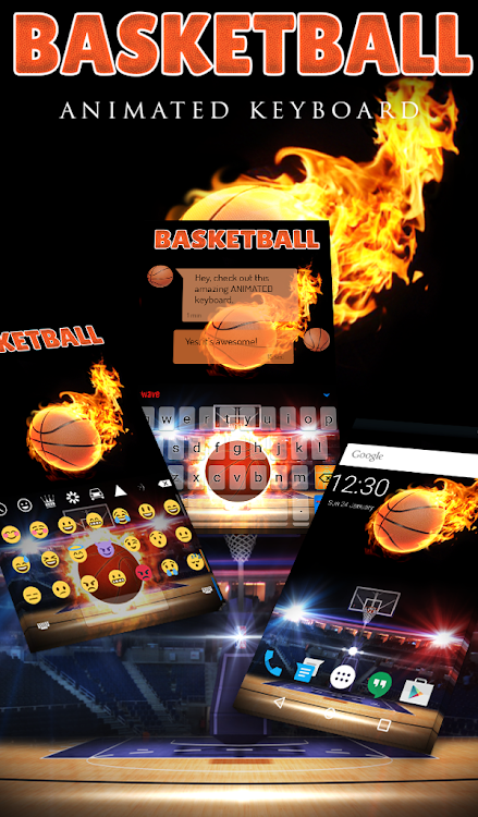 Basketball Animated Keyboard - 5.10.45 - (Android)