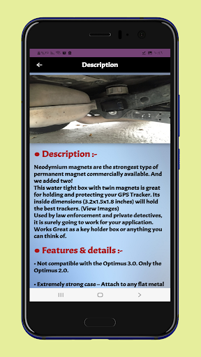 optimus 2.0 gps tracker guide Screen 2