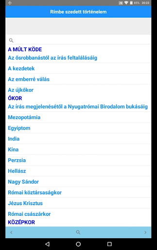 Rímbe szedett történelem Screenshot