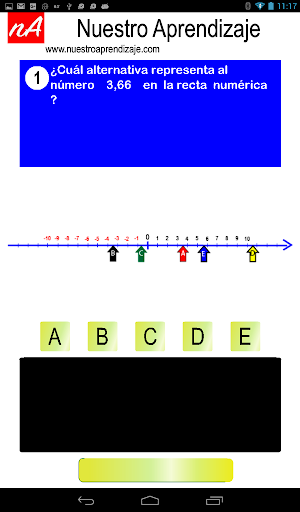 Racionales, Recta Numerica Screen 3