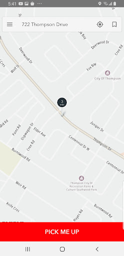Android application North Star Taxi screenshort
