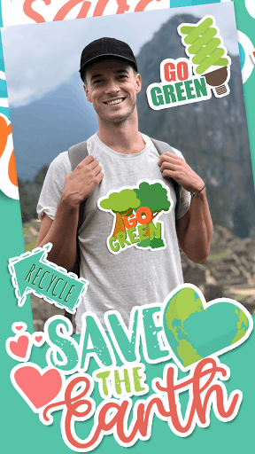 Android application Save The Earth Stickers screenshort