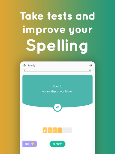 Screenshot of LanGeek | English Vocabulary