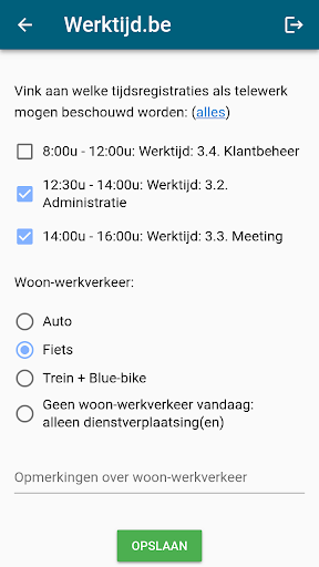 Werktijd.be Screen 3