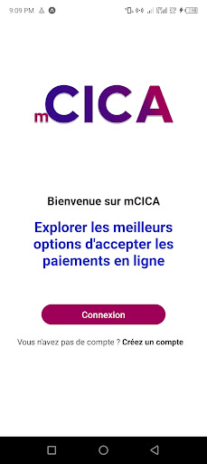 Android application mCica screenshort