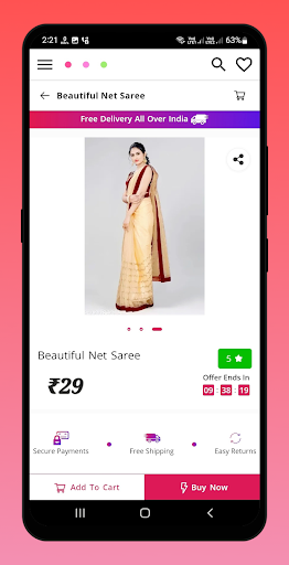 Low Price Online Shopping App Screen 2