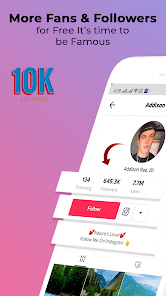 Captura de Pantalla 12 TikFame😍free tiktok followers android