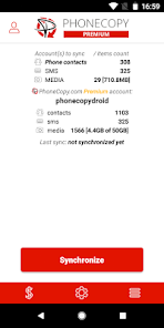 Captura de Pantalla 5 PhoneCopy: Backup & Restore android