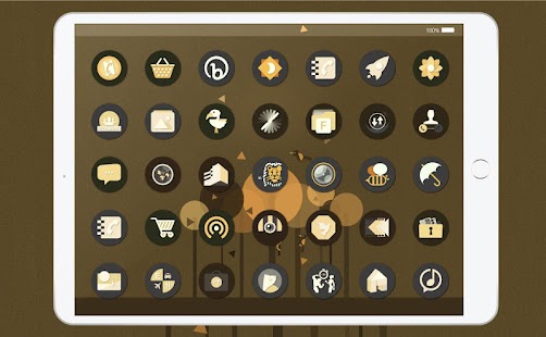 Captura de pantalla del paquete de iconos Retro O