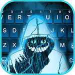 Creepy Devil Smile Cat Keyboard Theme Apk