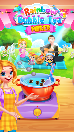 Rainbow Bubble Milk Tea Maker Screen 2