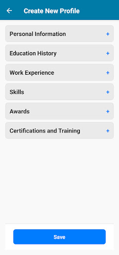 QuickCV Instant Resume builder ekran görüntüsü