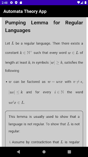 Automata Theory App Screenshot 3 - AppWisp.com