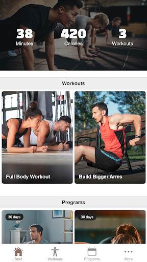 Android application Strength Training at Home - No screenshort