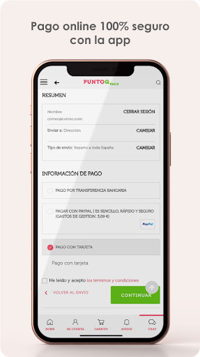 PuntoQpack Screen 3