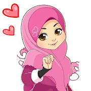 ?Cute Hijab Girls Stickers? - WAStickerApps
