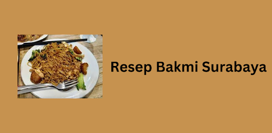 resep bakmi Surabaya