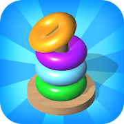 Hoops Color Sort - Color Stack Puzzle Free Games  Icon