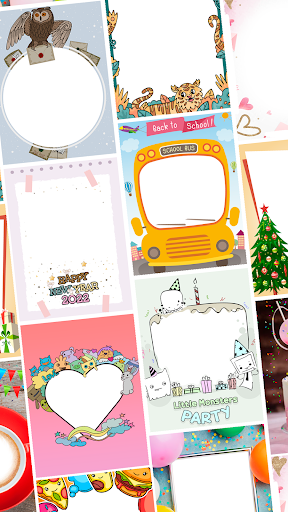 Birthday cards - Photo frames